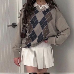 yesstyle argyle sweater